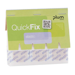 Obliži QuickFix Elastic Fabric, elastični, polnilo, kožne barve, 45 kos/zav