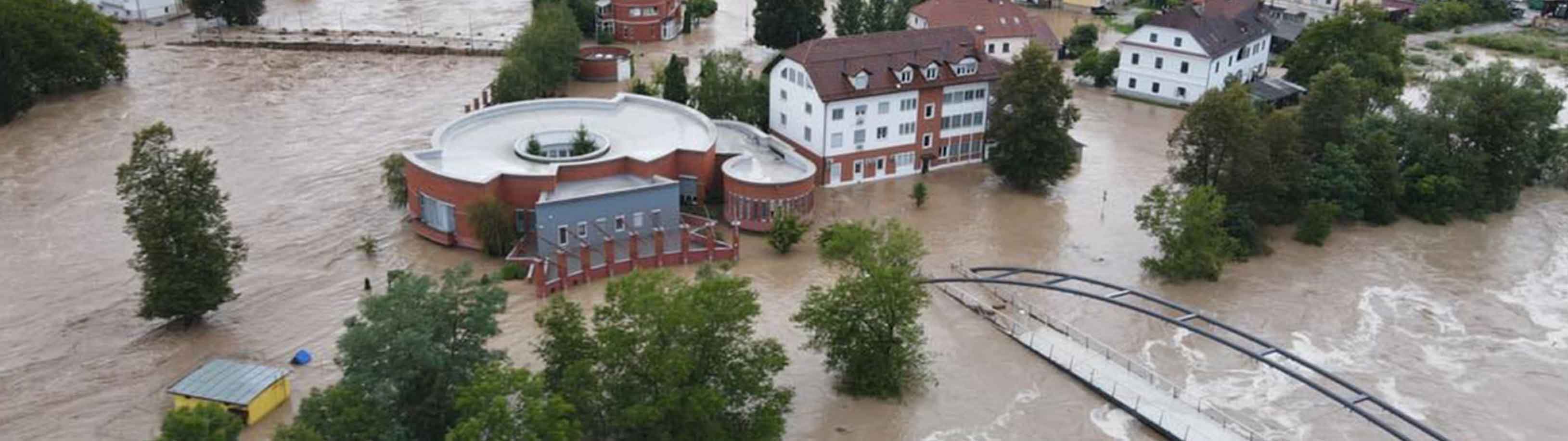 Poplava Medvode, vir: Televizija Medvode