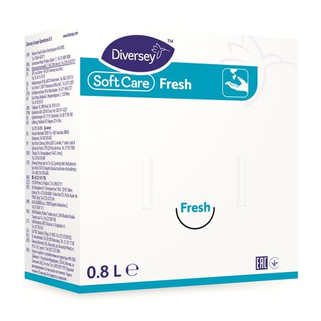 Tekoče milo v kartuši 0,8 L, Soft Care Fresh, H1