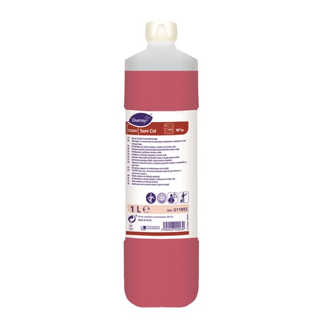 Čistilo za vsakodnevno čiščenje sanitarij TASKI Sani Cid, 1 L