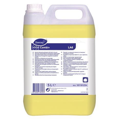 Čistilo za strojno pomivanje Suma Combi+ SP LA6, z izpiralnim sredstvom, 6 kg