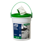 KRPE netkane, čistilne, Tork Surface Wet Wipes, mokre, bele, 58 kos/vedro, W14