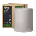 KRPE netkane, čistilne, Tork Industrial Cleaning Cloth, v roli, sive, 361 m, W1