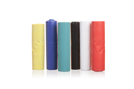 VREČKE 150 L, 80 x 120 cm, LDPE, 45 my, rdeče, 20 kos/rol