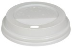 Pokrovi za lončke za kavo, 240 ml, beli, plastični, 100 kos/pak