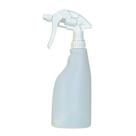 PLASTENKA 500 ml, brez označbe, bela, prosojna, z razpršilko