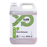 Čistilo za ročno pomivanje posode SURE® Hand Dishwash, na rastlinski osnovi, 5 L