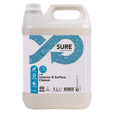 Čistilo za površine SURE® Interior & Surface cleaner, na rastlinski osnovi, 5 L