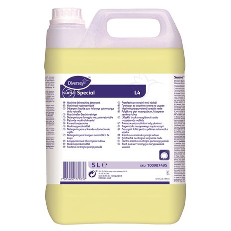 Čistilo za strojno pomivanje Suma Special L4, za srednje trdo vodo, 5 kg
