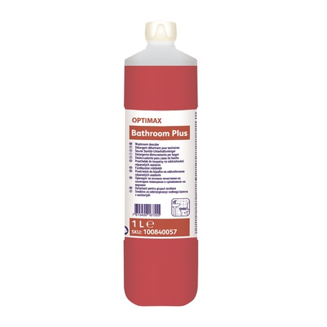Čistilo za občasno čiščenje sanitarij OPTIMAX Bathroom Plus, 1 L