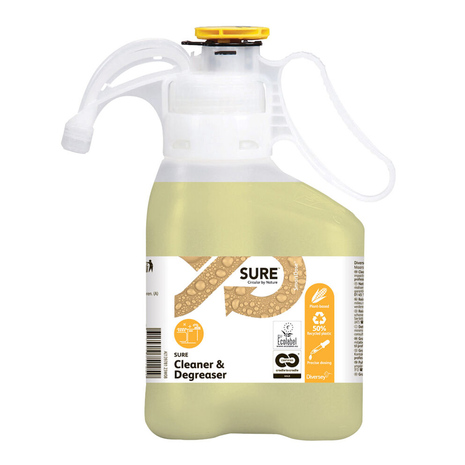 Čistilo za maščobe SURE® Cleaner & Degreaser, na rastlinski osnovi, SmartDose, 1,4 L