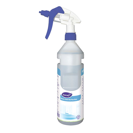 PLASTENKA 750 ml, za Diverflow, z označbo R3 Pur-Eco, modra, z razpršilko