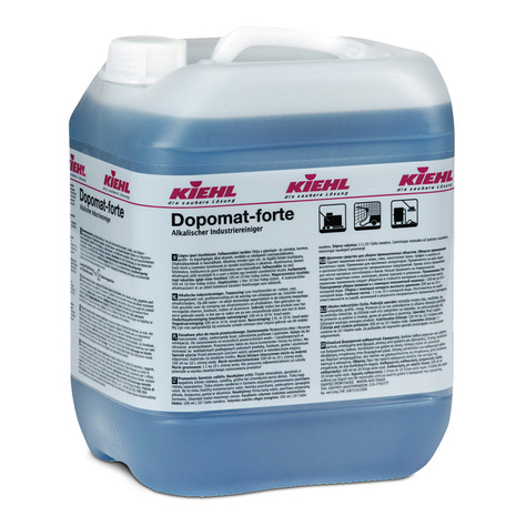 Čistilo za mastna tla v industriji Dopomat-forte, alkalno, 10 L, Kiehl