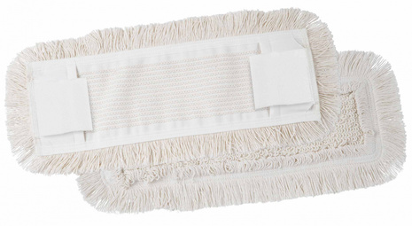 KRPA za tla, za vpet in na žepke, 40 cm, MASTERTUFT, bela, bombaž in poliester
