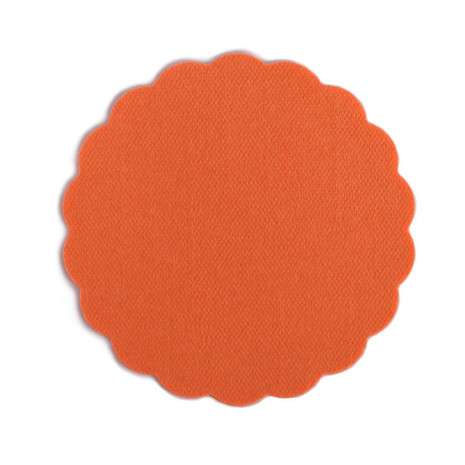 Okrogli PODSTAVKI, fi 9 cm, ORANŽNI, za pijačo, AIRLAID, 500 kos/pak