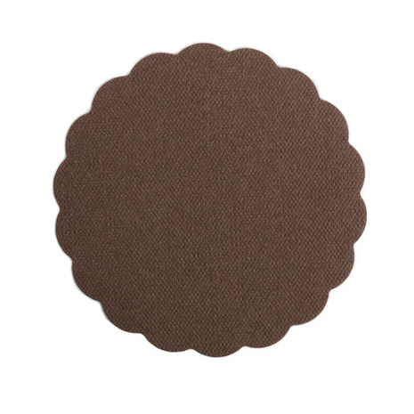 Okrogli PODSTAVKI, fi 9 cm, RJAVI, za pijačo, AIRLAID, 500 kos/pak
