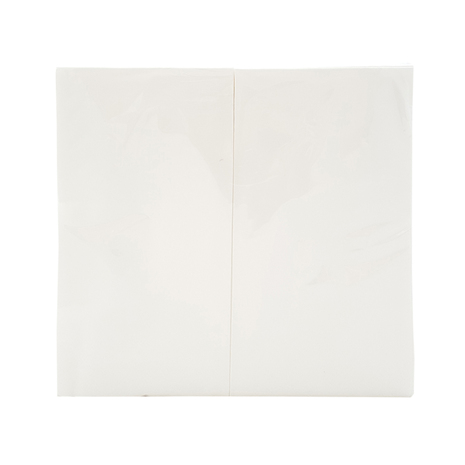 SERVIETE 33 x 33 cm, bele, 2-slojne, 1/8 zložene, 50 kos/pak
