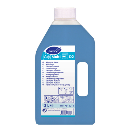 Čistilo za maščobe Suma Multi D2, za kuhinje, 2 L