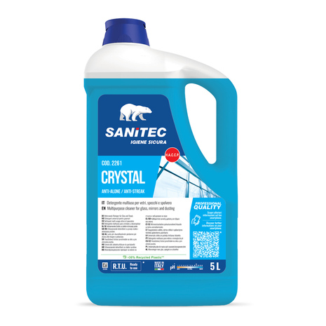 Čistilo za steklo CRYSTAL ANTI-STREAK, 5 L