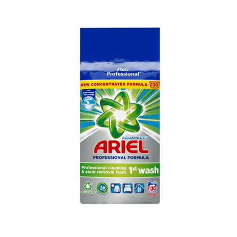 Pralni prašek ARIEL Professional, za 130 pranj, 7,15 kg