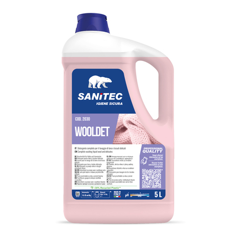 Pralni detergent WOOLDET, tekoče sredstvo, za občutljive tkanine, 5 L