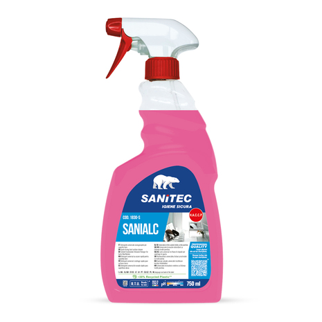 Čistilo za površine SANIALC, z razpršilko, 750 ml