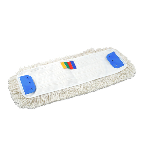 KRPA za tla, za vpet, 40 cm, na 3 luknje, bela, bombažna, barvno kodiranje