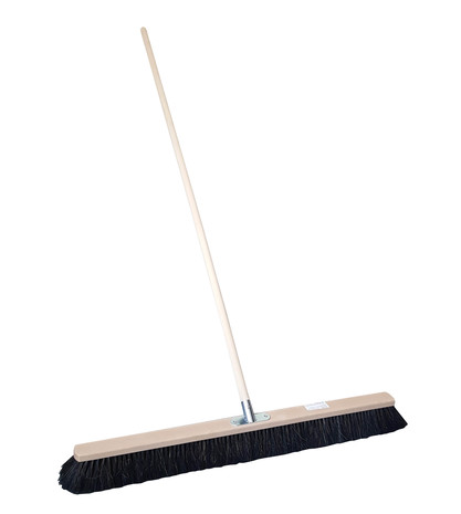 METLA žima, 80 cm, lesena osnova, z ročajem postrani