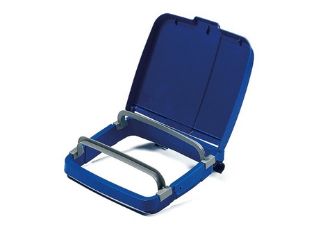 NOSILEC za vrečko 100 L, za voziček Arka, z modrim pokrovom