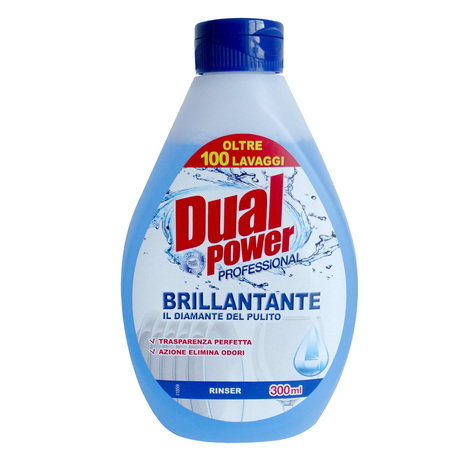 Sredstvo za sijaj DUAL POWER BRILLANTANTE, za male pomivalne stroje, 300 ml