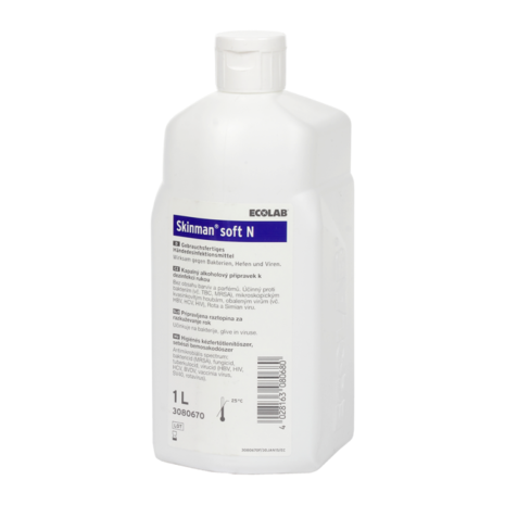 Dezinfekcija za roke SKINMAN SOFT N, 1 L, Ecolab
