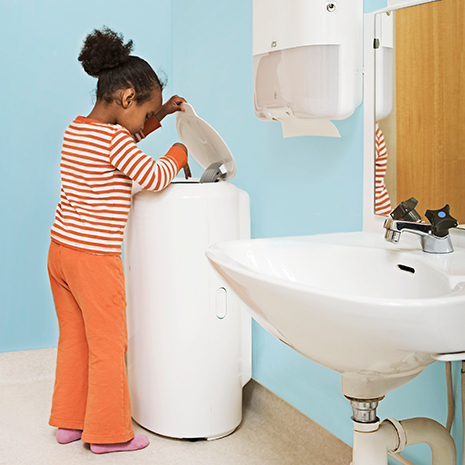 KOŠ 50 L, Elevation, stenski, bel, brez pokrova, B1