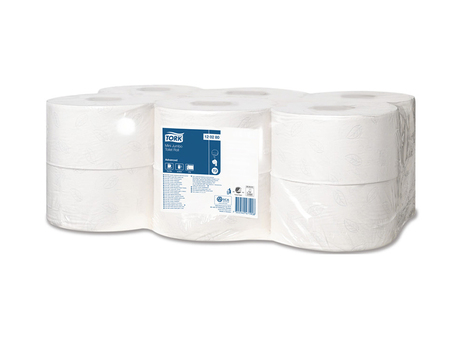 Toaletni papir JUMBO MINI, 2-slojni, Tork Advanced, 12 rol/pak, T2