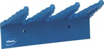 Stenski NOSILEC za pripomočke, 24 cm, plastičen, moder, HACCP, Vikan