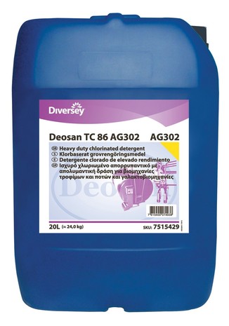 Čistilo za prehrambeno industrijo in dezinfekcija DI Deosan TC 86 AG302, alkalno, 20 L