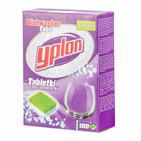 Čistilo za strojno pomivanje YPLON Dishwasher Tabs, 100 tablet