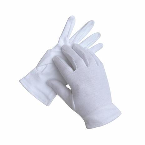 Bombažne rokavice, velikost S, bele