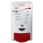 Industrijski MILNIK za negovalno kremo, 1 L, DEB, rdeč gumb in napis