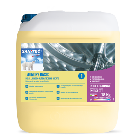 Pralni detergent LAUNDRY BASIC, tekoče sredstvo, 18 kg