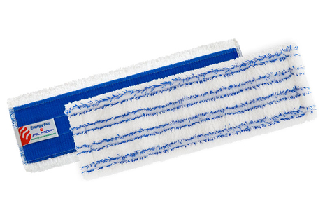 KRPA za tla, na ježka, 40 cm, ENERGY-FUR, belo-modra, mikrovlakna, barvno kodiranje