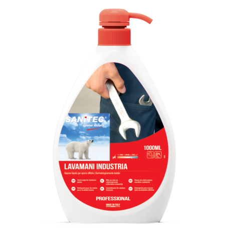 Industrijsko milo za roke INDUSTRIAL SOAP, v gelu, 1 L