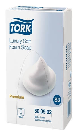 Penilno milo v kartuši 0,8 L, Tork Luxury Soft Premium, S3