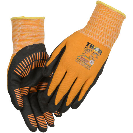 ROKAVICE industrijske, THOR Flex Grip, velikost 9, nitril/poliester