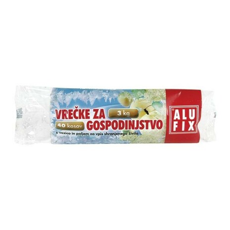 VREČKE 3 kg, 25 x 32 cm, z napisnim poljem, 40 kos/pak
