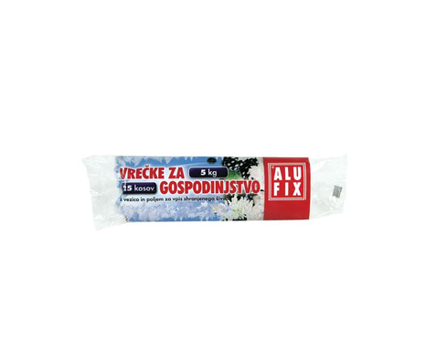 VREČKE 5 kg, 28 x 45 cm, z napisnim poljem, 25 kos/pak, LDPE