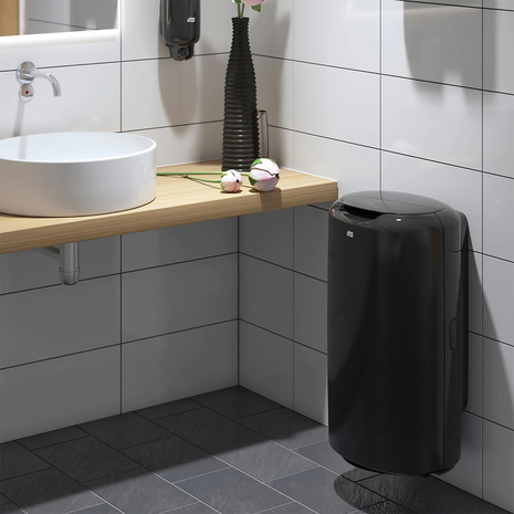 Pokrov za koš Tork Elevation, 50 L, črn, plastičen, B1