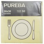 Darilo za Točke zvestobe - SERVIETE 38x38, ŠAMPANJ, 2-slojne, PUREBA, 50 kos/pak