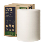 KRPE netkane, čistilne, Tork Long-Lasting Cleaning Cloth Combi, bele, 114 m, W1/W2/W3