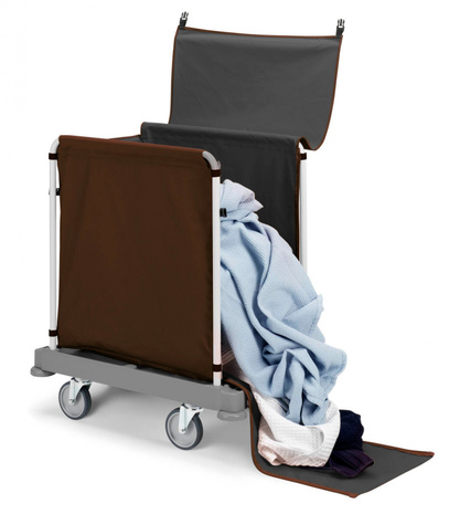 VOZIČEK za perilo LAUNDRY 3110, z vrečo 200 L, zaprt, Filmop