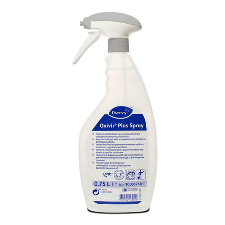 Sredstvo za dezinfekcijo Oxivir Plus Spray, z razpršilko, biorazgradljivo, 750 ml